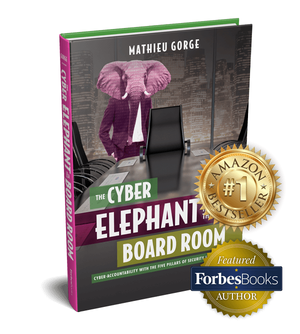 The Cyber Elephant in the Board Room Book Cover - Amazon Bestseller - ForbesBooks Featured Author