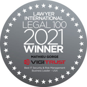 The Lawyer International Legal 100 2021 Winner - Mathieu Gorge